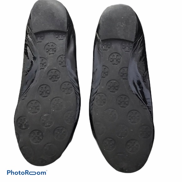 TORY BURCH PATENT REVA FLATS SIZE 7 🚫SOLD - Picture 3 of 3